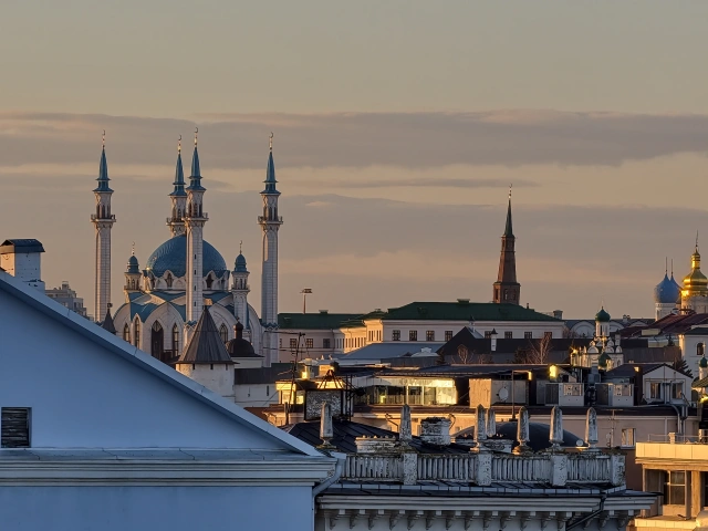 Смотровая на верхнем уровне парковки