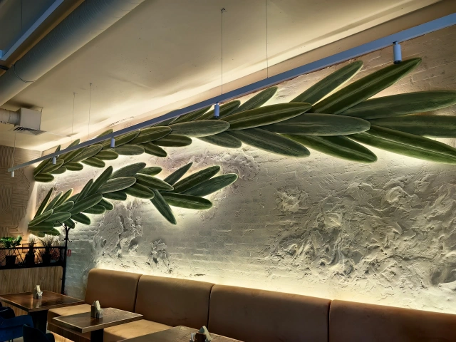 Интерьер в ресторане Oliva на Пушкина, 17