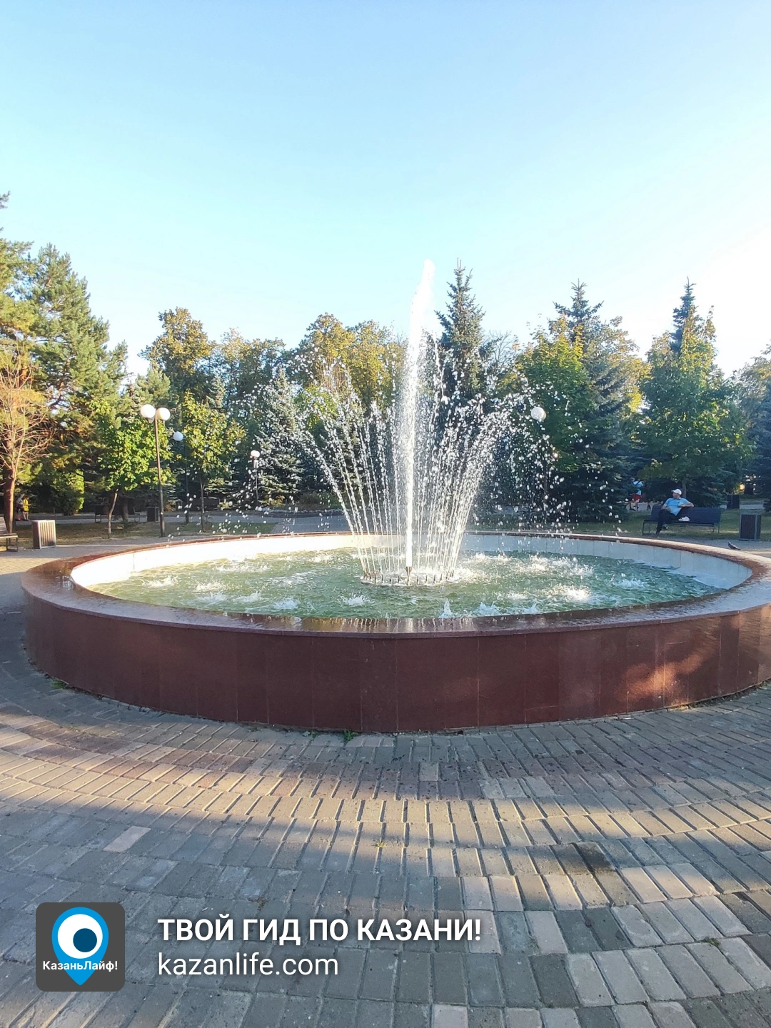 Фонтан в парке имени Петрова