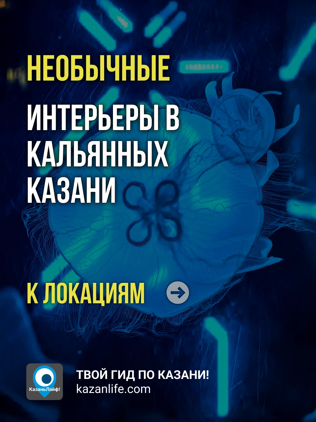 Необычные интерьеры в кальянных Казани