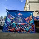 Дворик с граффити на улице Щапова 5