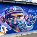 Дворик с граффити на улице Щапова 3