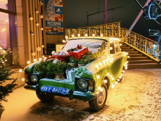 Фотозона Москвич у Ривьеры