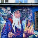 Дворик с граффити на улице Щапова 1