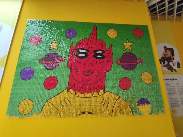 Инсталляция на выставке Точка отсчета в МЕГЕ