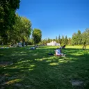 Зелёное поле в парке Горького 1