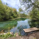 Хрустальный водопад на Голубом озере 0