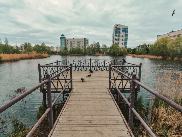 Набережная Экопарк Озеро Харовое