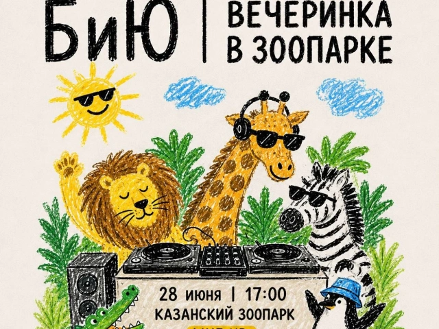 БиЮ | первая вечеринка в Зоопарке!!!