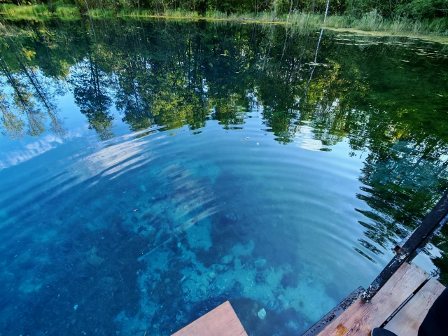 Смотровая площадка, Голубые озера