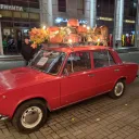 Осенняя фотозона в баре Жигулевские звезды на Баумана 1