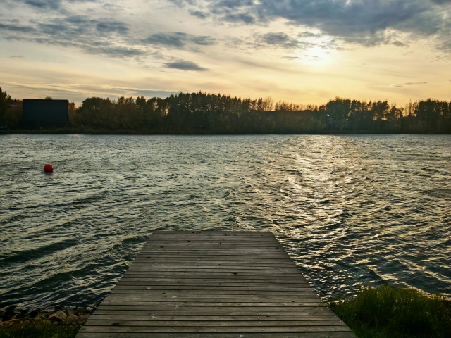 Пирс в Центре гребного спорта
