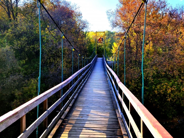 Мост Дяди Коли над рекой Казанка