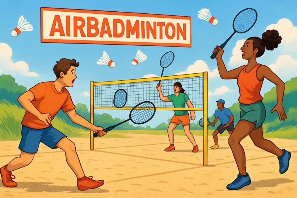 Соревнования среди любителей бадминтона «Airbadminton» Соревнования среди любителей бадминтона «Airbadminton»