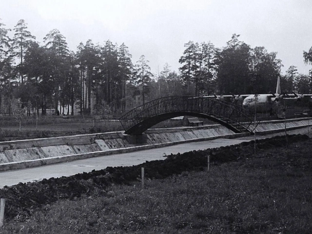 Самолёт Антошка в парке Урицкого в 1980 годы